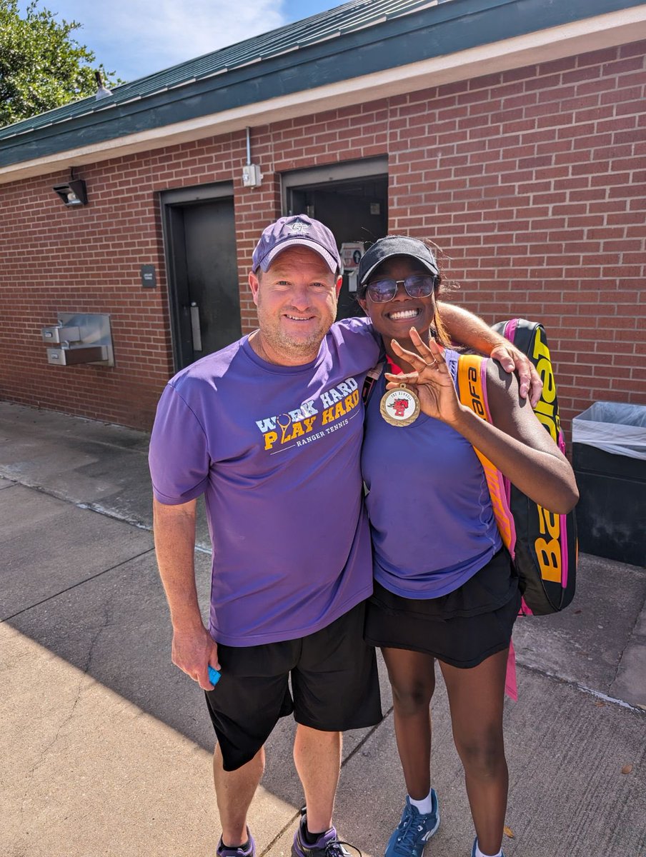 Angie crushed it today!!! 1st place in girls B singles in the Kowbell Mansfield tournament… Let’s go!!! @emsisdathletics @ChisholmTrailHS