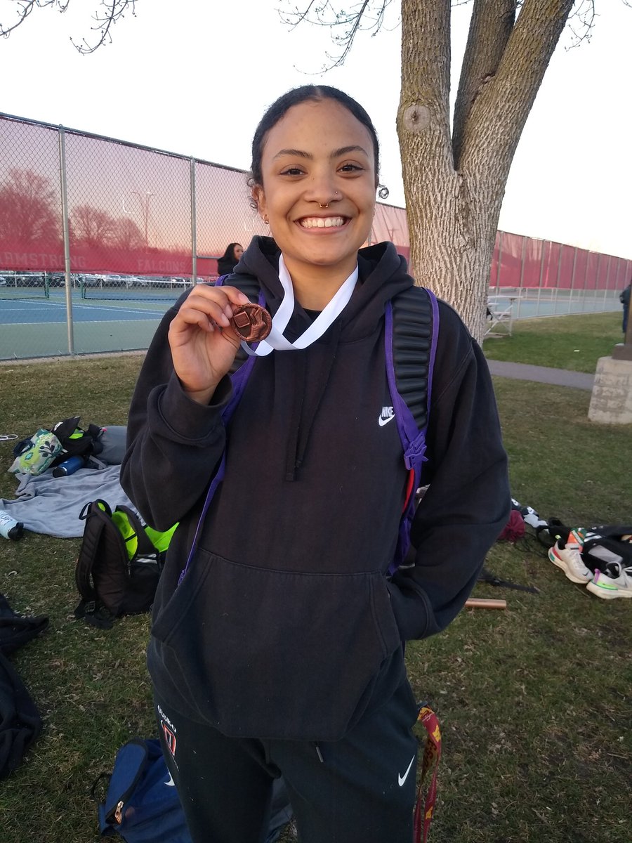 Araya Benson-Mitchell takes 3rd in HJ with 4-10 at Armstrong Invite @OSHorioles