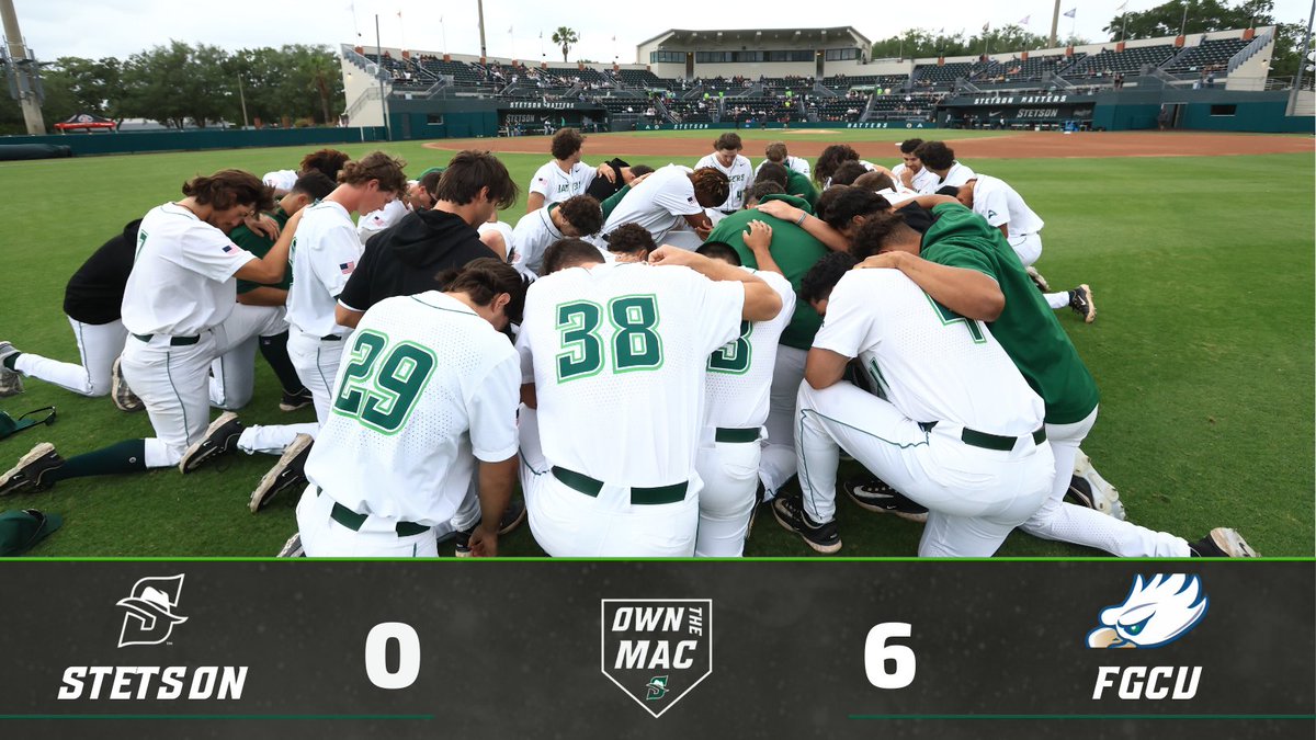 Final Join us again tomorrow for game 2 against the FGCU Eagles @ 6:30PM! #GoHatters | #OwnTheMAC