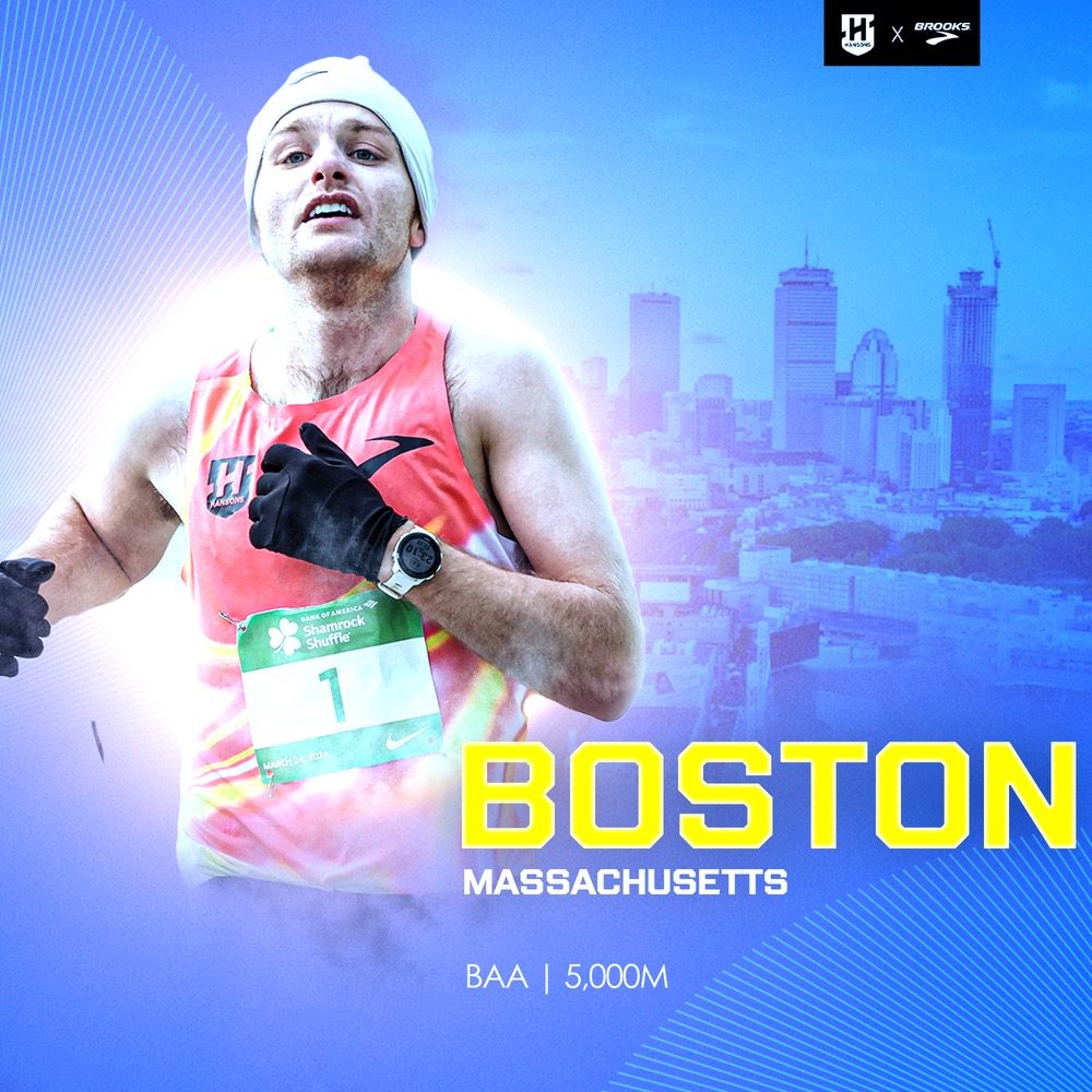Zach Panning be racing the streets of Boston tomorrow morning in the Boston 5K! Graphic: Aaron Greb