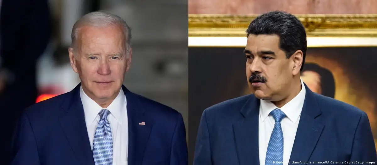 #EEUU y #Venezuela discutieron 'en secreto' sobre #sanciones Washington ha advertido a Caracas que si no cambia el rumbo en materia #electoral reimpondrá sanciones al #petróleo y gas. (gs) dw.com/p/4eiMA