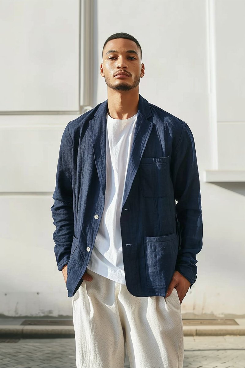 Earth Walk 2024 Spring Collection 🌎

Our Men's 100% Linen Blazer proves that sustainable can be sophisticated. 100% flax linen, 100% stylish. 🧥✨ #SustainableFashion #Hypoallergenic #MensApparel