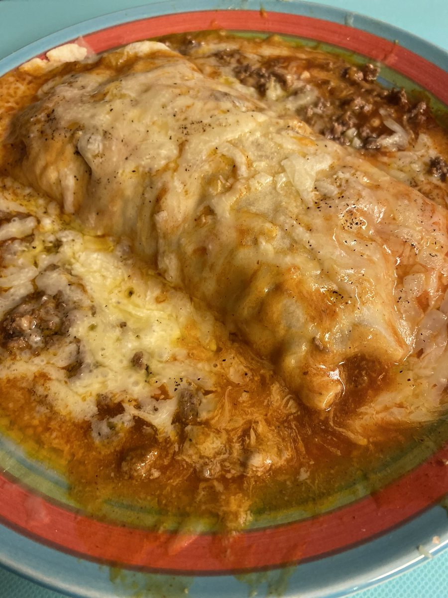 Just spent the last two hours making my homemade burrito. I shedded some seriously fantastic aged cheese on it. Costly, but well worth it - 🤤