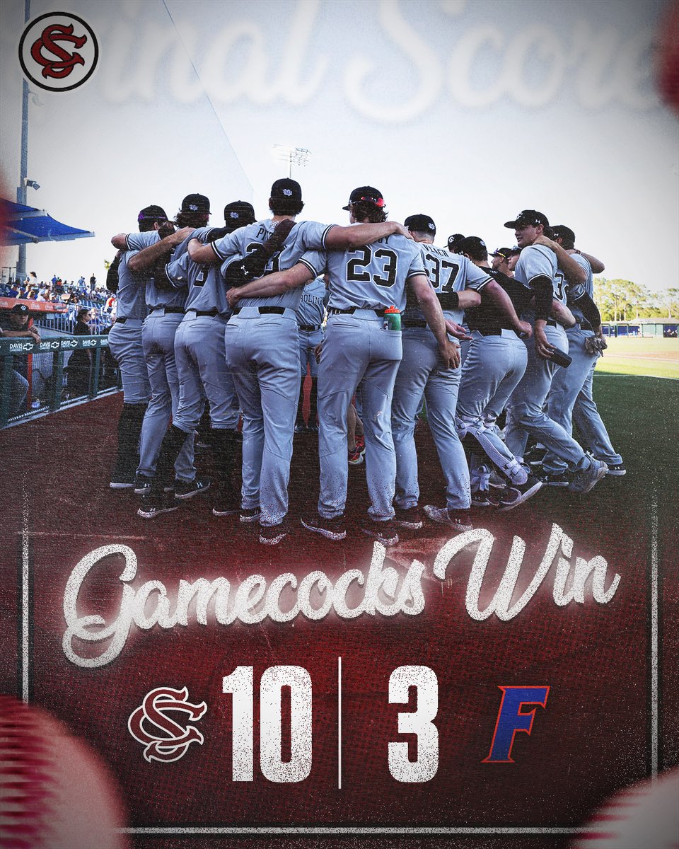 Gamecocks pick up the Game 1 win!! #Gamecocks | #ForeverToThee