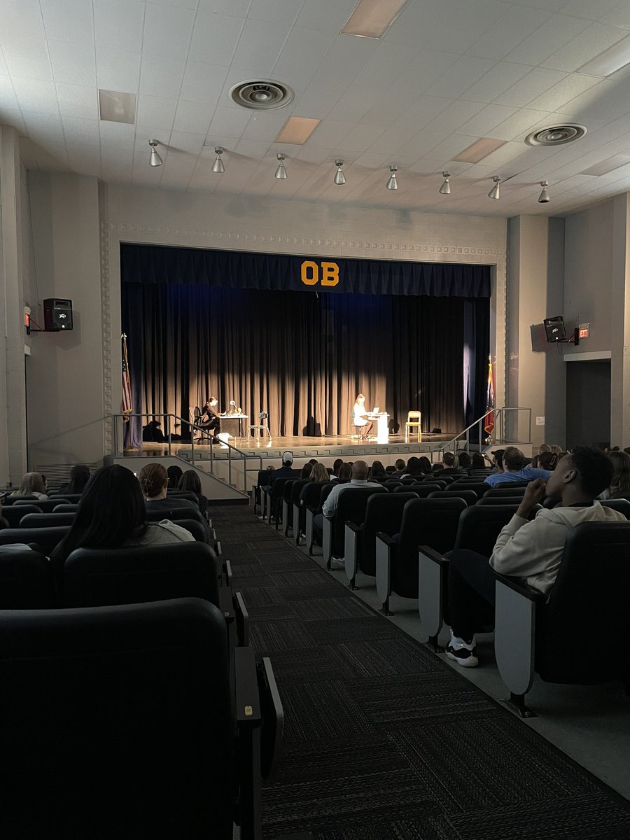 OBMSQuistors's tweet photo. For the first time in a number of years the Auditorium of OBMS put on a play. Hard Candy was a hit and our students performed like stars! #theplacetOBe #OBPride #TeamDCS https://t.co/p3cKvjqKU6