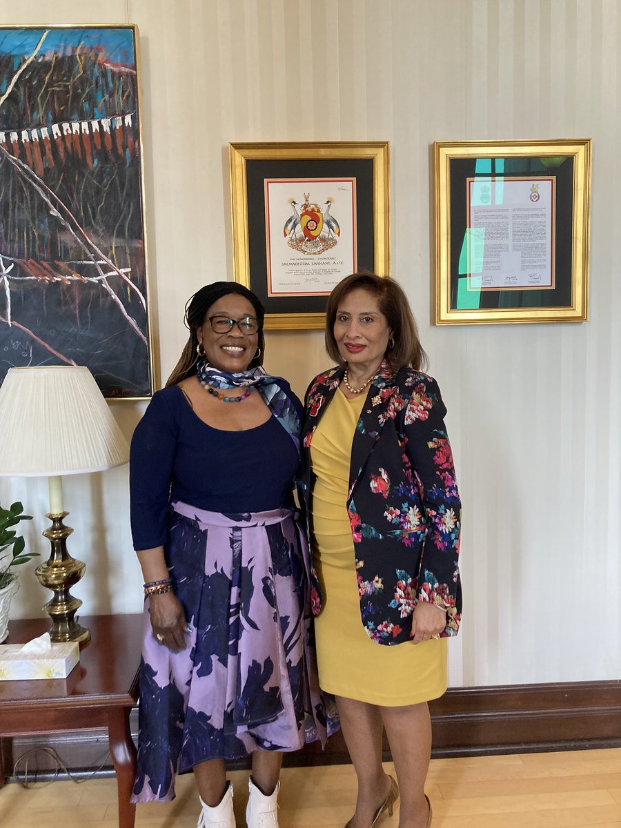 It was wonderful to welcome Mary Duka, originally from Uganda, to my office at the Legislature. In spite of the many challenges she has faced, Mary continues to help others in need both locally and in her country of origin. Thank you, Mary!