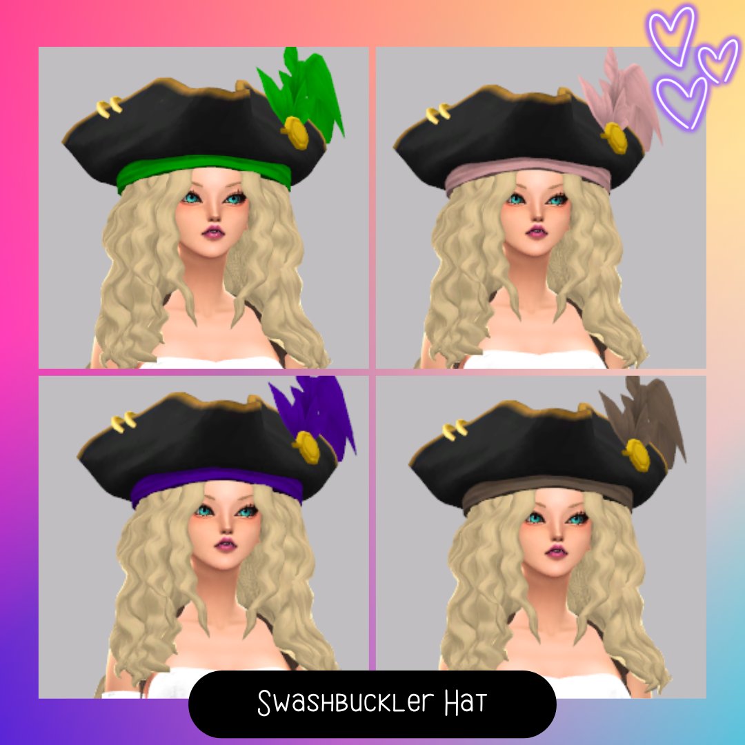 ✨𝙉𝙚𝙬 𝙤𝙣 𝙋𝙖𝙩𝙧𝙚𝙤𝙣! 𝐒𝐖𝐀𝐒𝐇𝐁𝐔𝐂𝐊𝐋𝐄𝐑 𝐇𝐀𝐓 𝐏𝐀𝐂𝐊 (25 Color Swatches!!) #TheSims4 #CustomContent #Sims4 #TheSims4CC #JayBirdTheNerd