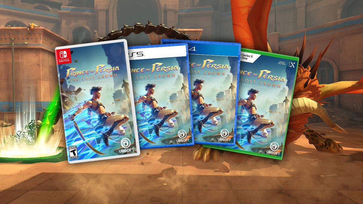 Prince of Persia The Lost Crown (Switch) physical release is 40% off: bit.ly/43zCuPD $29.98 matches lowest price ever the parry timing is strict but the art is gorgeous and the story isn't half bad!