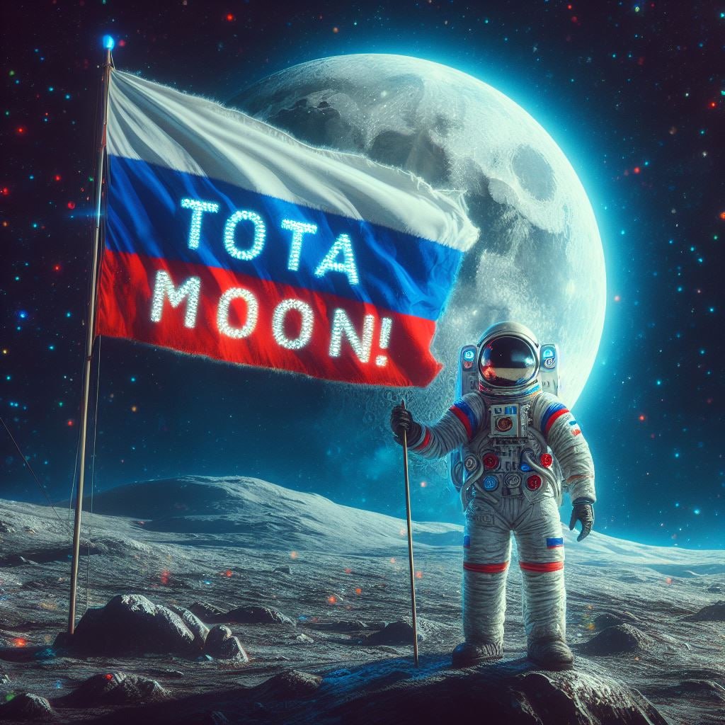 At the end of the day $Russia gonna be on top of the memecoin World!!!
Better load now before the rocket launches!

TG: t.me/+LU_9BxoS9N85Y…
CA: 36JQHwN2EgP9sKkCHn7axdpBxyLT8JUfiCnqHoy5r83R