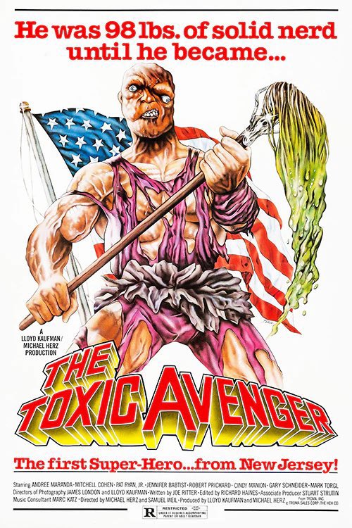 #NowWatching  #ToxicAvenger via #TheLastDriveIn 

This will be the first time I have seen this movie.