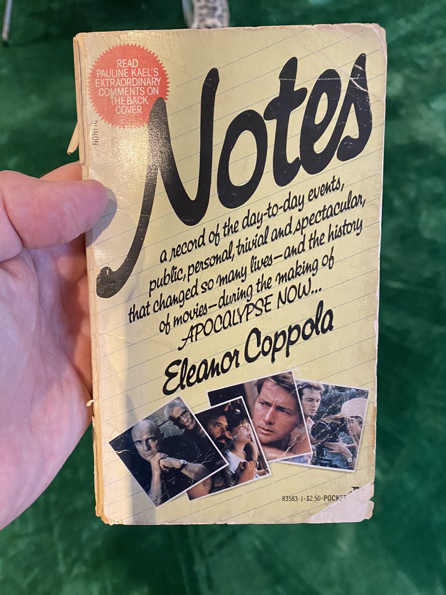 One of the best film books ever. Personal, honest and fascinating. I've read it so many times. And her later doc about making APOCALYPSE NOW was also extraordinary RIP Eleanor Coppola.