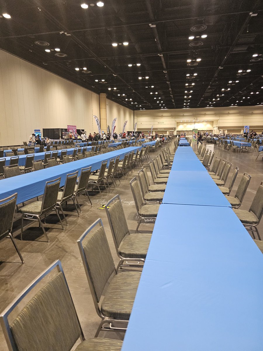 Checking in Orlando.