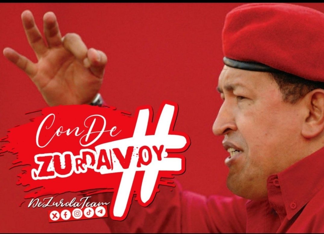 #ConDeZurdaVoy a replicar las palabras del Comandante #Chávez ... Yanquis, váyanse a la mierda!...