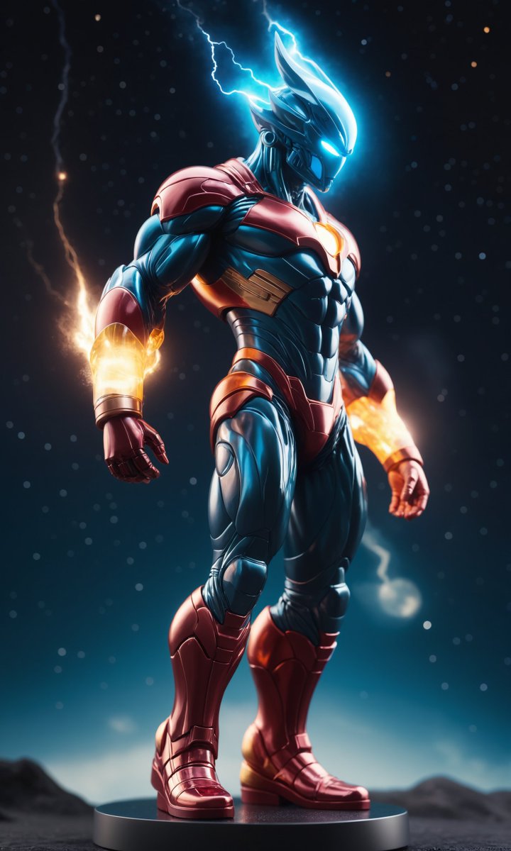 BeBoozled's tweet photo. @TheBigBangAI Super Hero Figurine Warrior https://t.co/7iPttyoBSq