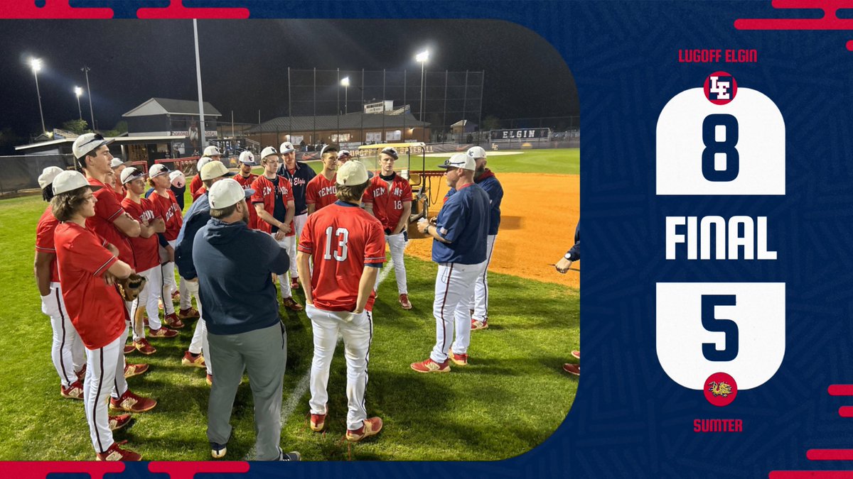 LEDemon_Basebal's tweet photo. Varsity gets the win against Sumter! Hard fought win!

WP - AJ Jefferson

AJ Jefferson 2-4 HR, 3RBI
M Grigsby 2-4, 2RBI
S Jackson 1-4 HR, RBI
W Harvley 2-3, 3R

#LESTRONG https://t.co/14GTy8Jgyt