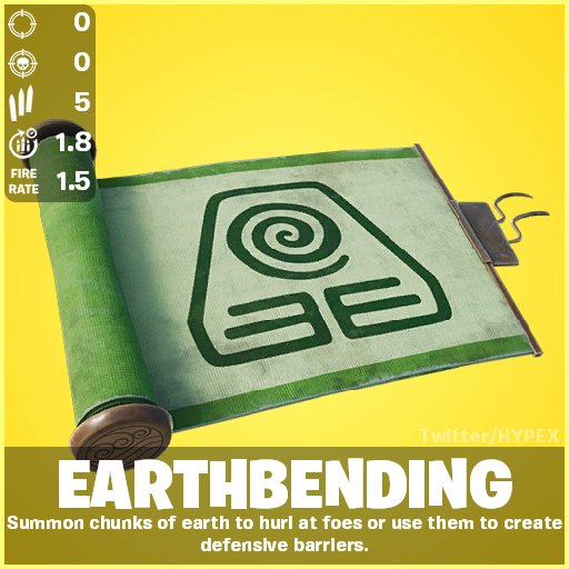 The Earthbending Mythic has been added back ‼️