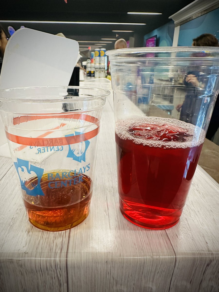 LiLWiL612's tweet photo. No @Yankees, #Benito #BadBunny not a bad plan B @barclayscenter #Bklyn He killin em wit the merch and these drinks! this a double @Hennessy ๐ฉ#DaddyDaughter #SpoiledKid #ConcertSwag #AlwaysReppin #RepBX https://t.co/J9WSaSSnLN