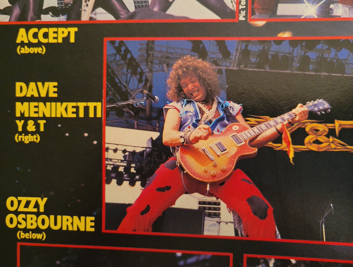 @YandTRocks Y&T - Dave Meniketti ... KERRANG! No. 76 Sep 1984 #YandT #metal #80s 🤘🎸🎶😎❤️