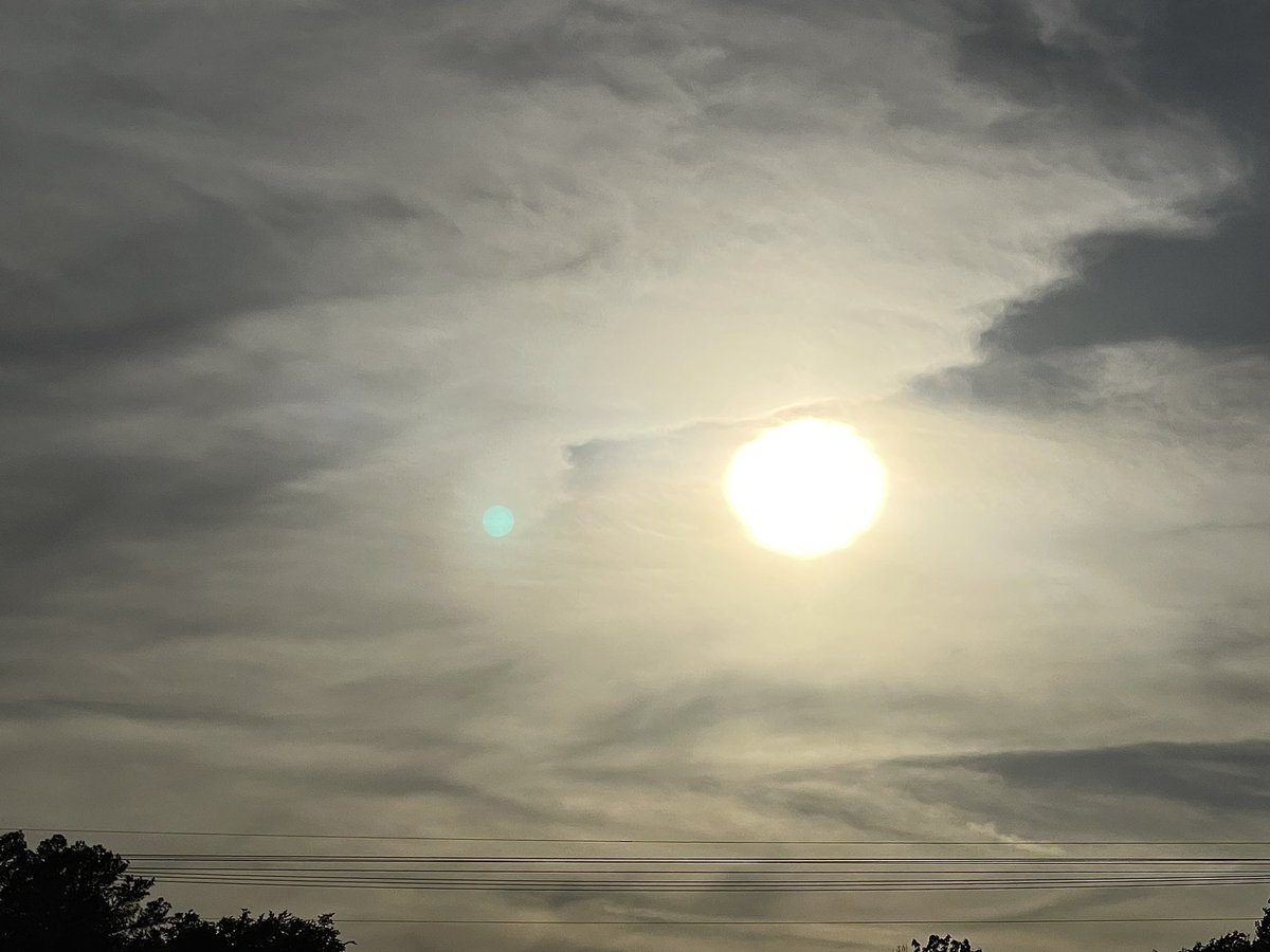 #chemtrail #Texas #sky #ToxicSky #sun #chemtrails #StratosphericAerosolInjection