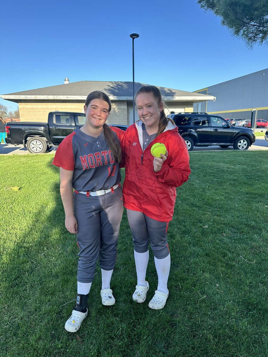 The Gashaw sisters had a great night! Freshman Regan on the mound with the shut out and junior Riley with the grand slam. Good Day to be a Potter!