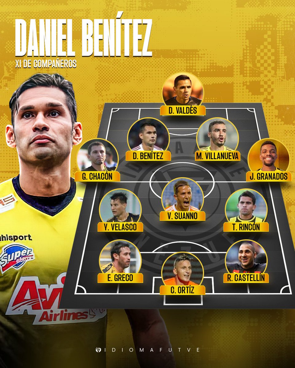 Hace tres años nos dejó el querido Daniel Benítez (9 de abril de 2021). De la mano de su hermano Víctor Benítez (victorbenitezpdv en IG) y de toda su familia, preparamos este once ideal con sus compañeros y amigos más cercanos. 

Siempre presente en el corazón del futve 🇻🇪🫡