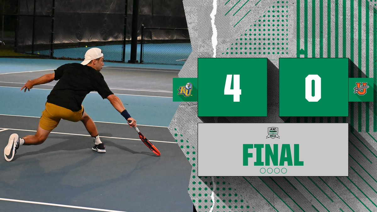 🎾 FINAL @RU_Eagles took care of business and downed @UnionBulldogs 4-0 to advance to the #AACMTEN championship match Reinhardt will take on @twbulldogs on Saturday at 2 pm for the green banner #NAIAMTennis