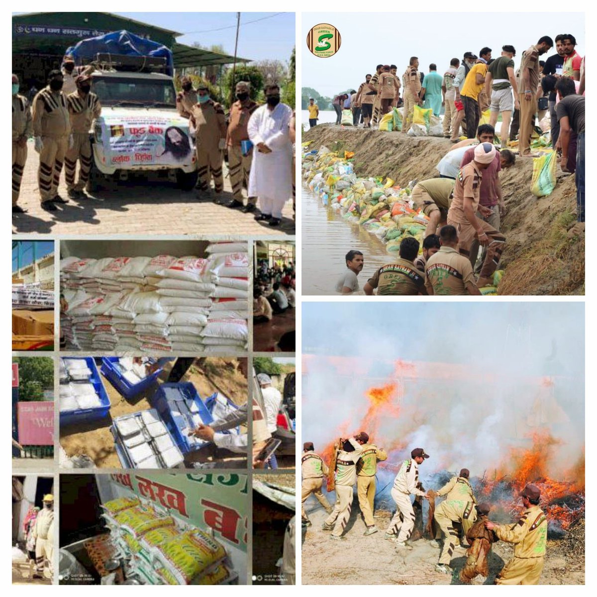 Sudden natural disasters are causing harm to the environment and people's life. Saint Dr MSG Insan of Dera Sacha Sauda Inspired by Shah Satnam Ji, the volunteers of Green S Welfare Force Wing go to help in such trouble and save lives.#DisasterManagement