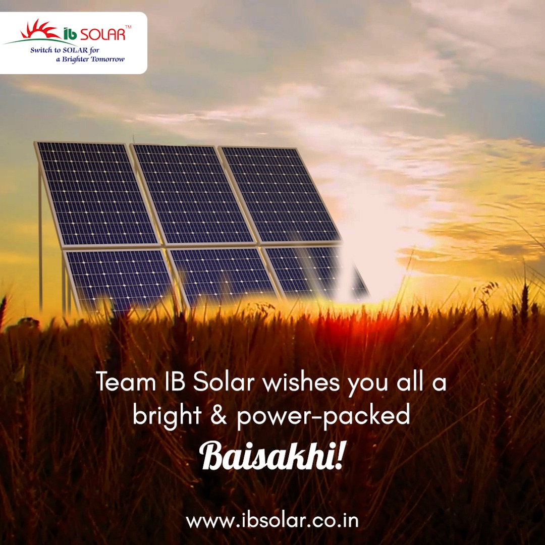 Wishing you a joyful Baisakhi filled with prosperity and happiness from the entire team at IB Solar! 🌾🌞

 #HappyBaisakhi #FestivalGreetings #IBSolar #Prosperity #JoyfulCelebration