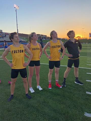 FHSHornetTrack's tweet photo. Great Job tonight at the McCush Invite in Boonville.  1st place finishes for Gabe DeFily (LJ) Ethan Milius (TJ) Will Yates (PV) and Aiden Fleetwood (300H). Boys team was 2nd out of 11 teams. @FPSActivities @FultonSunSports https://t.co/EeQx4xdp7Q
