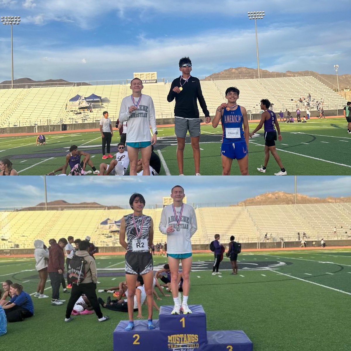 Congratulations to @BarajasMark, the 1600m school record holder finished 🥇 in the 800m and 🥈 in the 1600m in the Area Championships, and advances to the 6A Regional Meet! @PHCrossCountry1 has another one!!