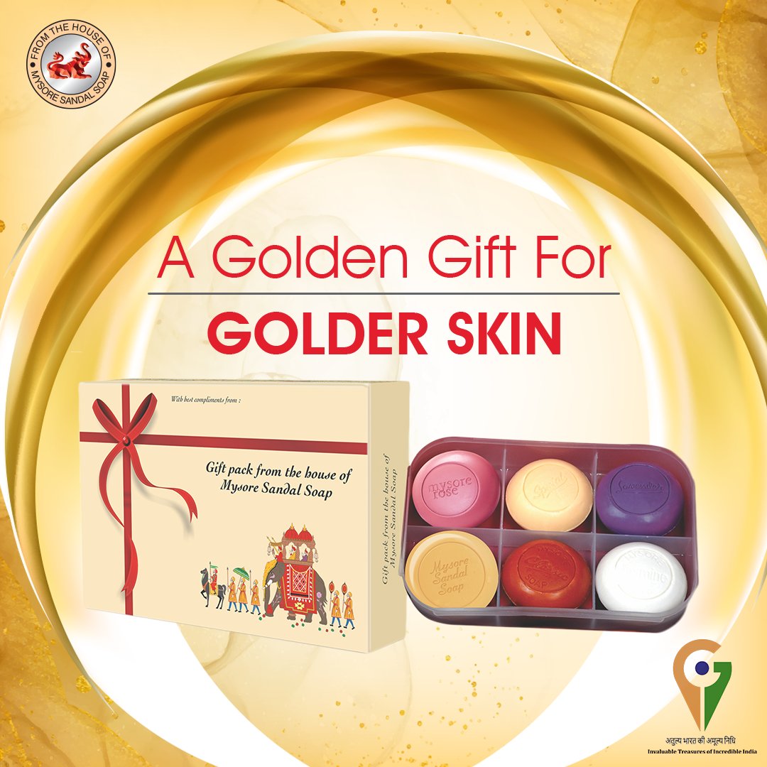 🌟✨ Elevate your skincare with our Golden Gift for Golden Skin! ✨🌟 Treat yourself to the soothing essence of sandalwood in our exclusive gift pack.

#MysoreSandal #GoldenSkin #LuxurySkincare #mysoresandalproducts