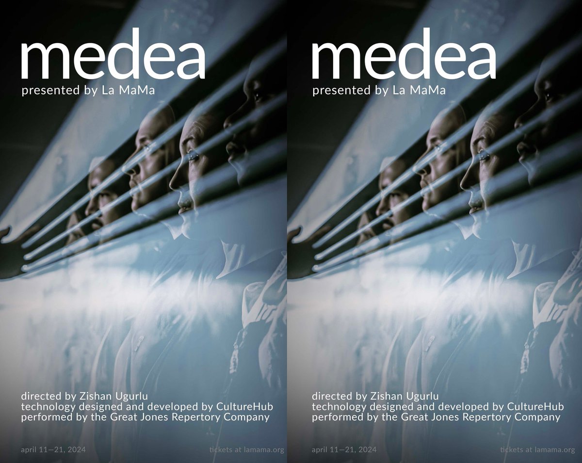 #Medea is a borderless Tekhne Epic for live audiences in person and online that investigates parallels between the myth and the current refugee crisis by collaging real stories, ancient tongues, and hackable A/V systems. 

More: culturehub.org/events/medea
#theatre #radiodramanetwork