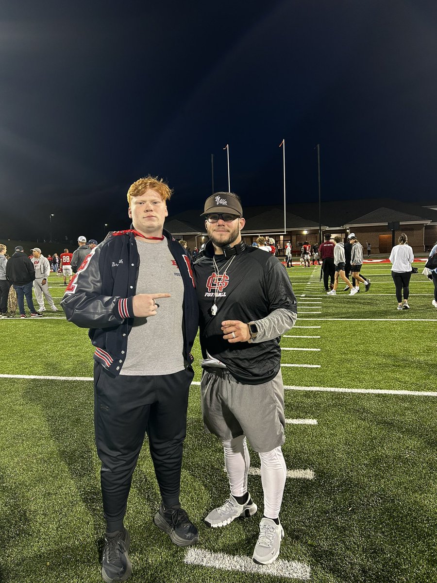 Brodysmith55's tweet photo. Had an amazing time today @NGUFootball1 ! Thank you @coachjack_w for having me, and the hospitality! @train0187 @codyobrien75 @rblackstonbhp @HighSchoolBlitz @RivalsWardlaw https://t.co/0oiwM0oRxl