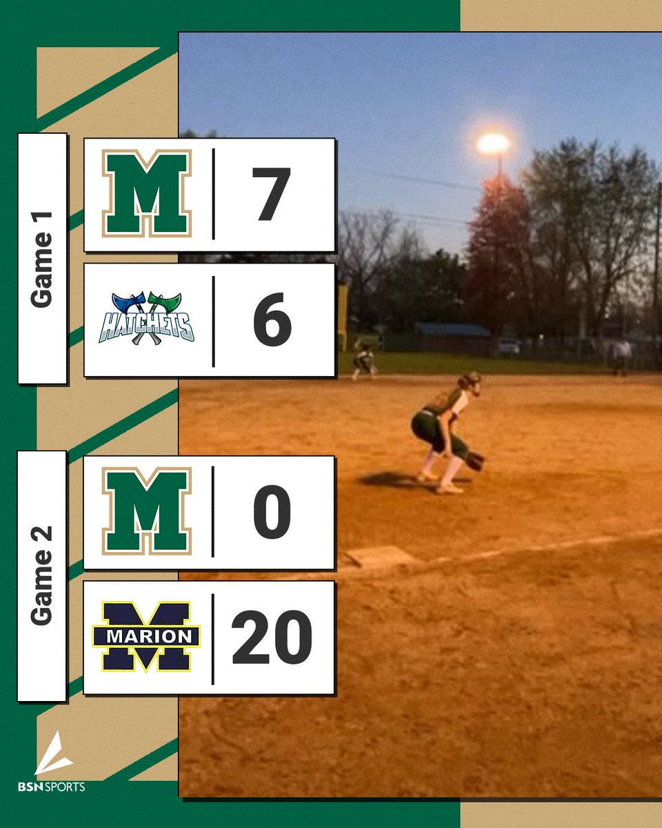 The Greenwave knock off WSS in game one, but fall to the repeat Mattoon Softball Invitational Champion Marion Wildcats.  Back at it at home tomorrow against Effingham. #HailGreenwave