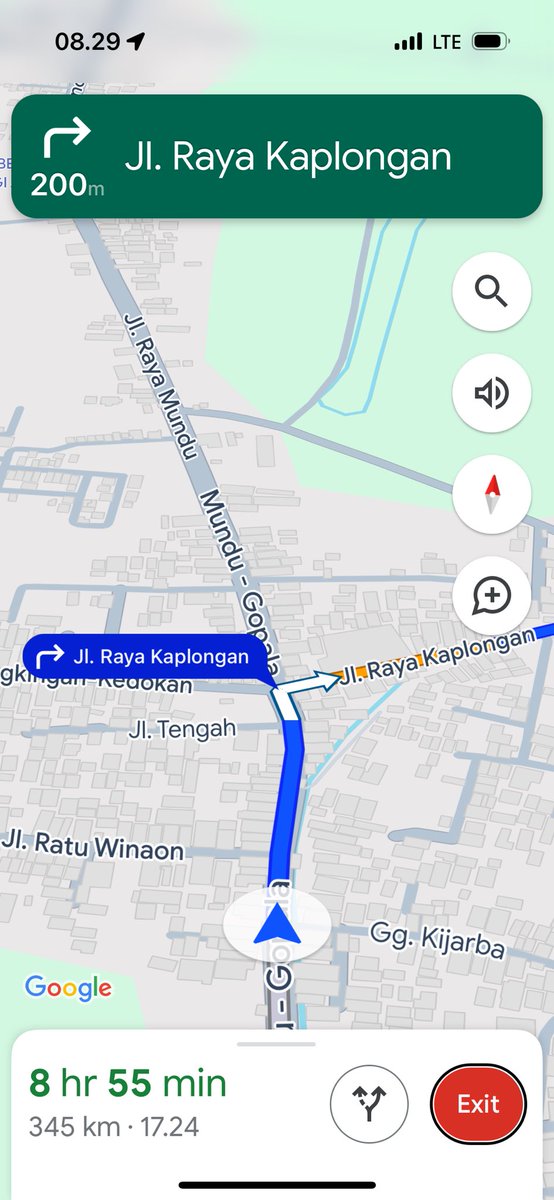 joniyulianto's tweet photo. Kata googlemap tol cirebon boyolali ditutup, jadinya lewat jalur pantura reguler deh. Ismillah perjalanan 9 jam Cirebon Jogja #InfoMudik #LiburanKeluarga https://t.co/r4M8AW2TNK