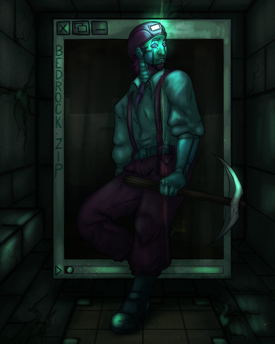 indridthespooky's tweet photo. this has been sitting as a wip for like a month. its only appropriate to finish it before II drops 

#zeemythfanart #bedrockzip https://t.co/8b6UzC3QF0