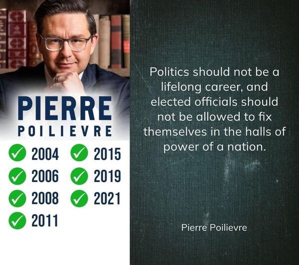 @bk_belton Remember when Poilievre wanted term limits for politicians...20 years ago...😎
#PeePeeIsBroken 
#mgtowMilhouse 
#FireTheLiar