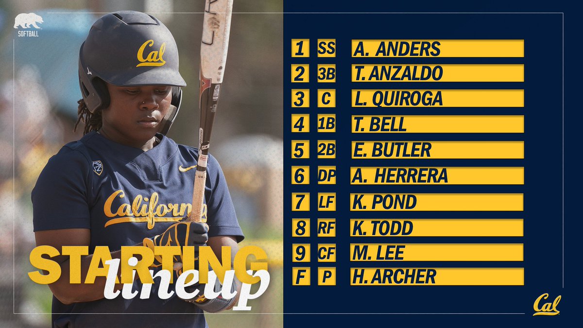 Taking the field in LA. 📝 #GoBears