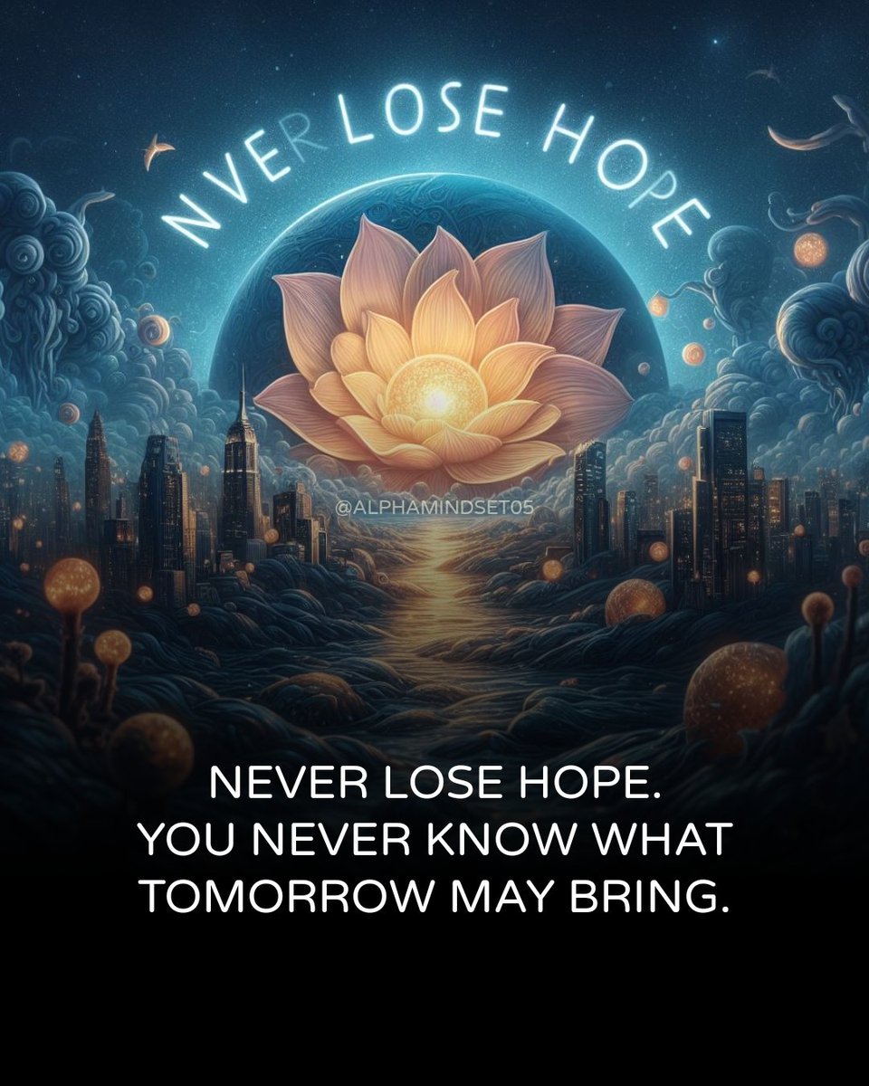 Even on cloudy days, remember: tomorrow's sunrise brings new hope. #NeverLoseHope