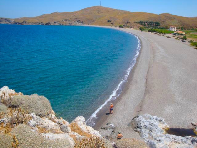 Faneromeni Beach, Sigri, Lesvos. lesvos.com