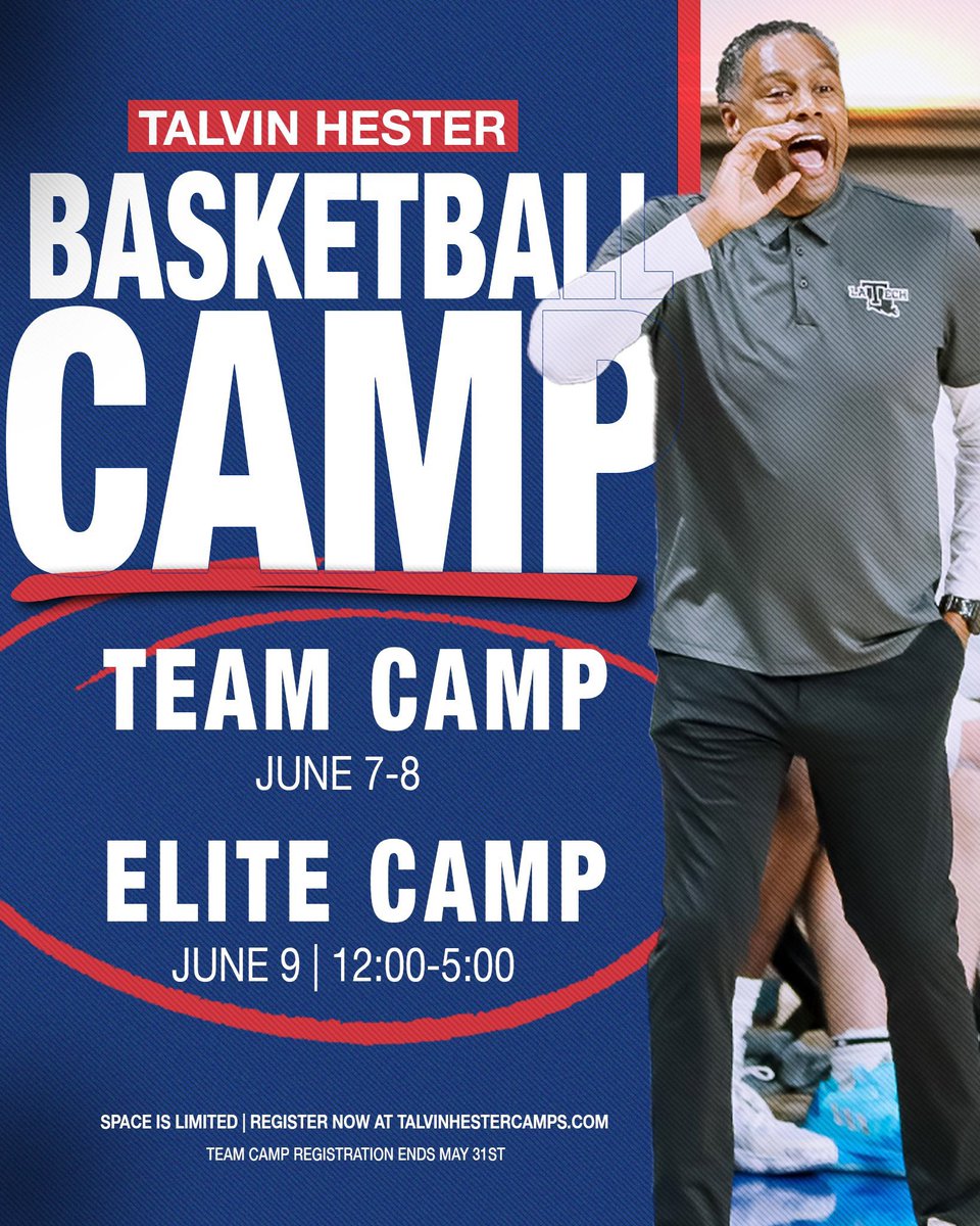 Make sure you sign up for @CoachTHester Team Camp as well as their Elite Camp! Last year they offered kids on the spot! Team Camp is June 7-9…Elite Camp is the 9th!