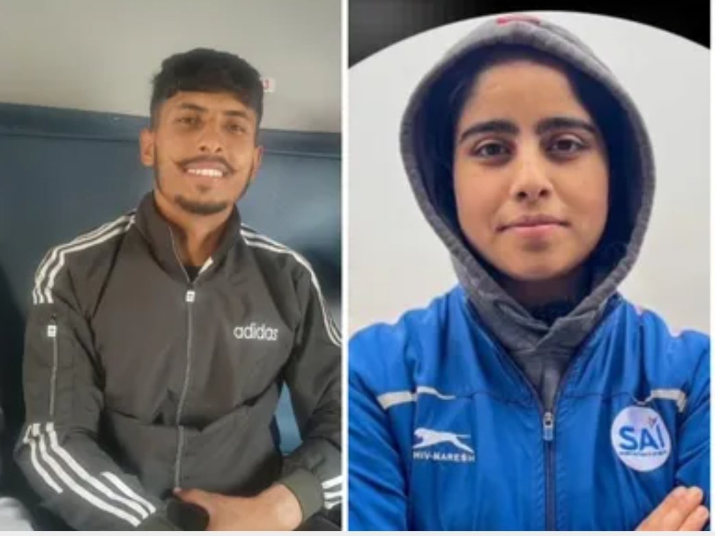 farooqganderbal's tweet photo. Proud moment for India as Rakhshinda Mehak and Vishal Khajuria, two talented deaf judokas from Jammu and Kashmir, gear up to represent the nation at the 2nd World Deaf Judo Championship in Kazakhstan. Wishing them the best of luck! 🇮🇳🥋 #DeafJudo #NayaJandK #RepresentIndia https://t.co/PBvDzNWh2A