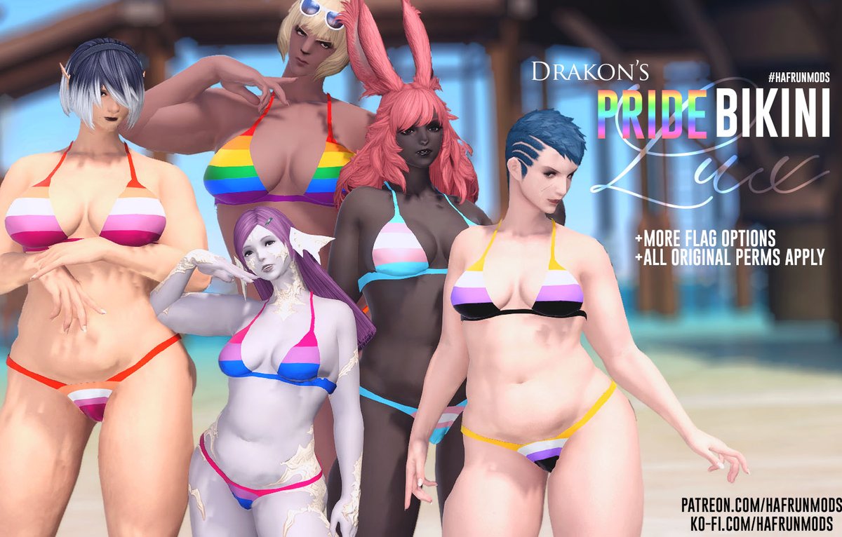 coolmomxiv's tweet photo. Request from my discord server! port of drakon's pride bikini to lux+ (plus some extra flags)
Get it for free belowwwww
#hafrunmods https://t.co/RTblrVSrFT