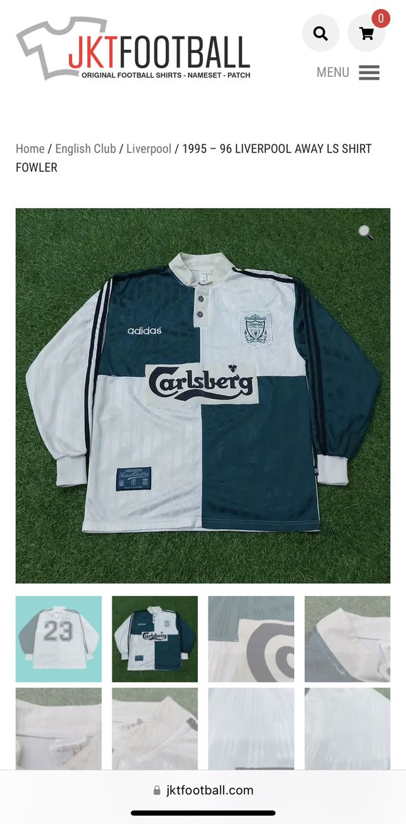 #jersey4sale Original 1995 - 96 Liverpool Away Long Sleeve Jersey / Shirt Rare VGC To Excellent 5.500.000 mhn RT nya kak @Jerseyforum