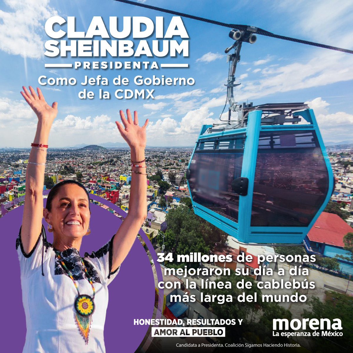 Esto es impresionante. Para lograr impactar a esta cantidad de personas, @Claudiashein debió importar al menos 14 millones de personas, pues el área metropolitana de la CDMX solo tiene 20. Ya no digamos hacer la obra. ¿Por qué #ClaudiaMiente tanto?