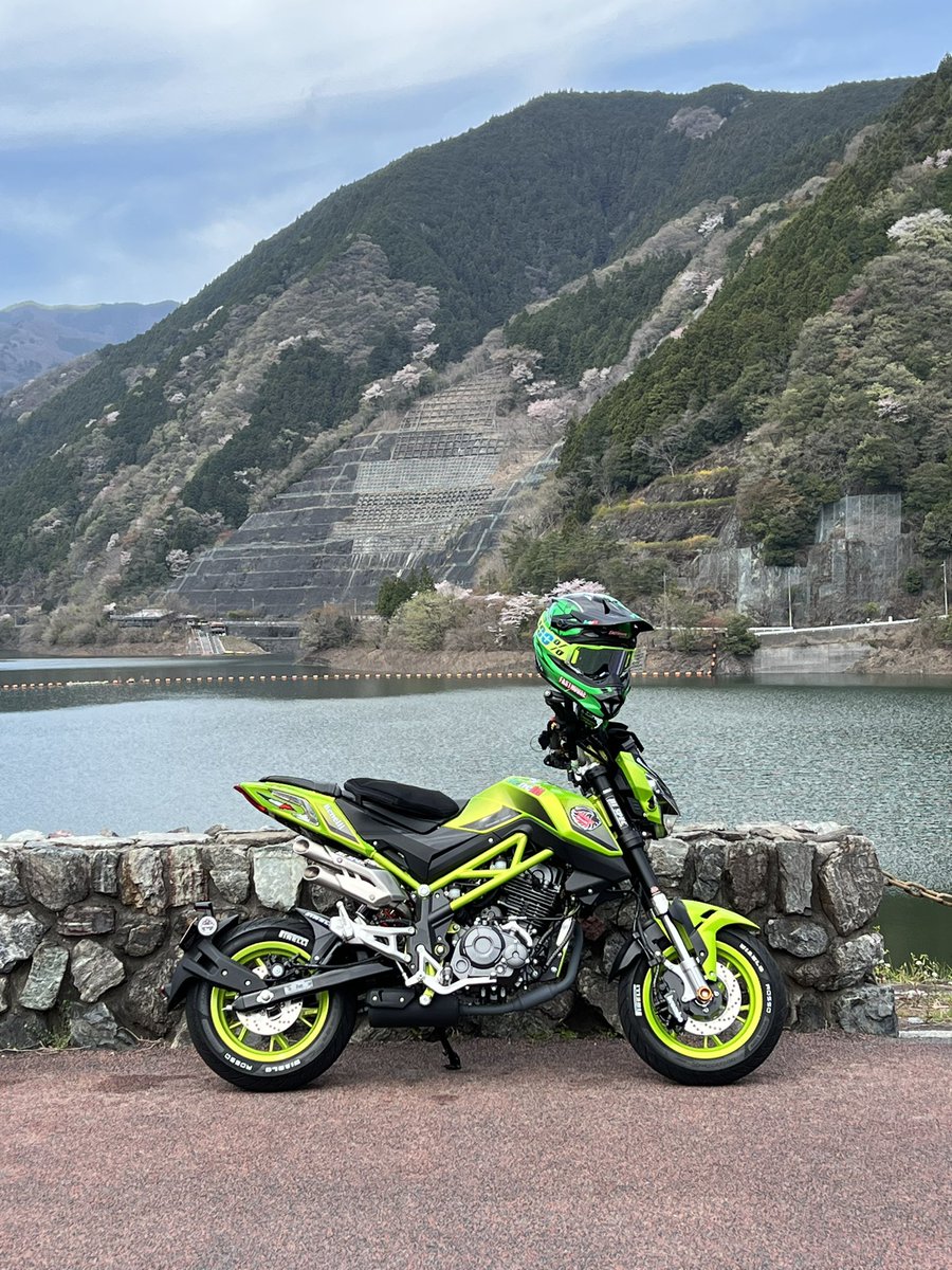 有間ダムはガラガラ。
＃ベネリ
＃TNT125