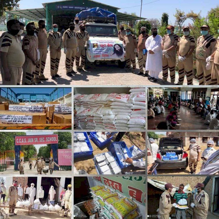 Dera Sacha Sauda is one of the greatest social spiritual organization which under guidance of Saint Dr MSG Insan works selflessly & tirelessly worldwide.
Whenever any natural calamity is occurred DSS #DisasterManagement team immediately reached at affected areas to help people.