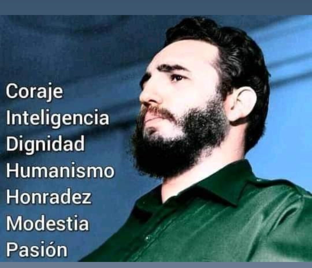 'Fidel es insustituible y el pueblo continuará su obra cuando ya no esté físicamente. Aunque siempre lo estarán sus ideas, q han hecho posible levantar el bastión d dignidad y justicia q nuestro país representa'. #ConDeZurdaVoy a honrarlo eternamente. #DeZurdaTeam @DeZurdaTeam_