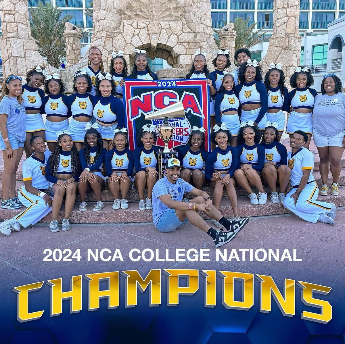 HUGE congratulations to #NCAT cheer!! #AggiesDo!!