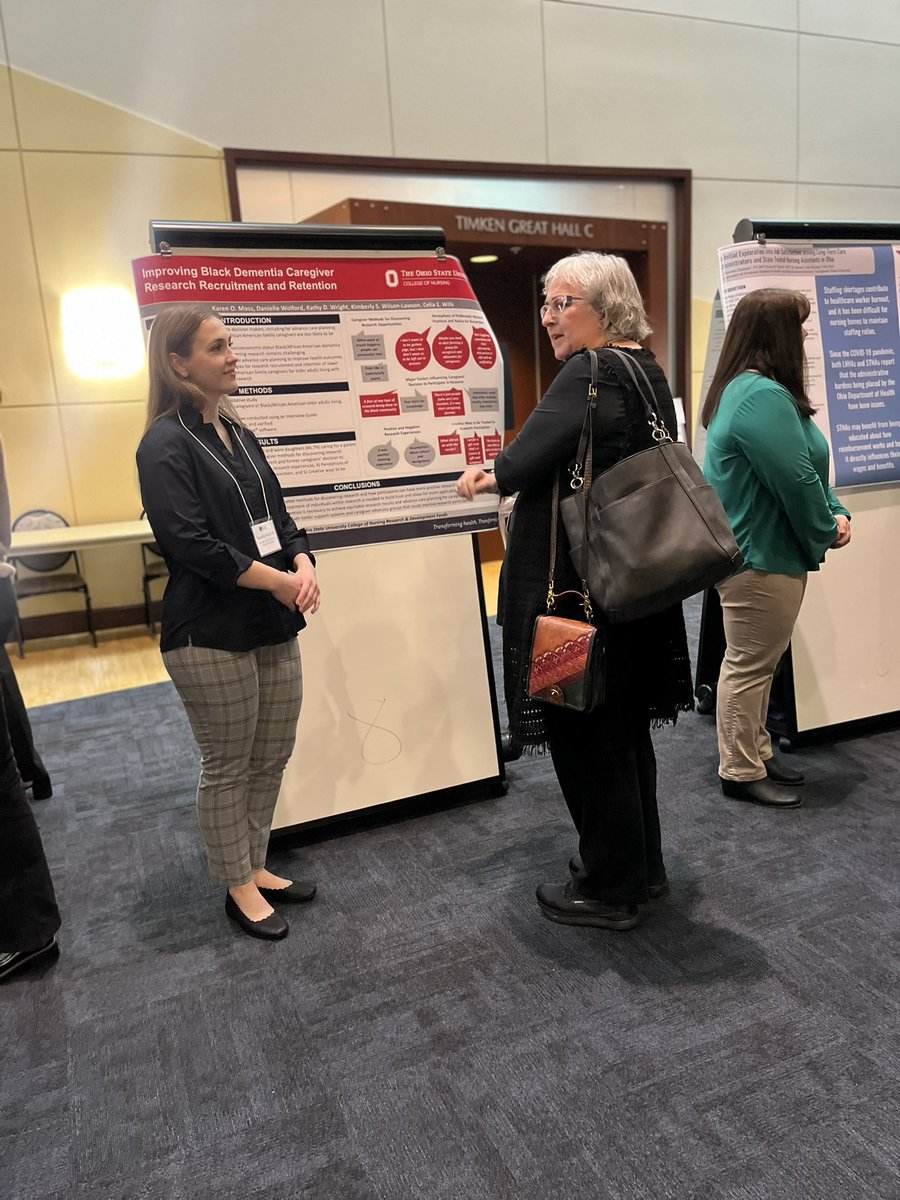 KOMossPhD_RN's tweet photo. Extremely proud of my amazing team! They represented @osunursing and our #FamCareLab so well @oageorg today. I love how we divide and concur to get the job done! Way-to-go team! #Pair2Care #proudPImoment https://t.co/QDQfA5m4dP